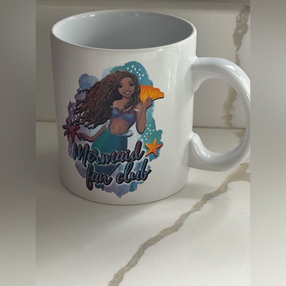Disney's The Little Mermaid Halle Bailey Mermaid Fan Club Ariel Coffee Cup